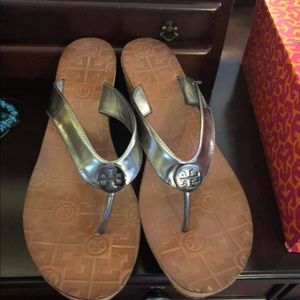 Tori Burch size 9 euc wedges